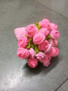 Cute Crochet Flower Bouquet Blanket