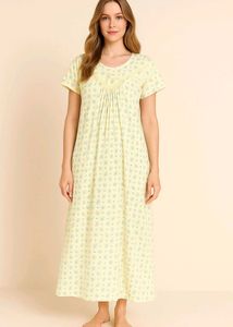 🌼 Soft Hosiery Cotton Nighty – Comfort Meets Eleg