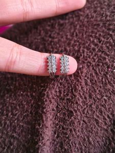 Anti tarnish silver hoop Earrings