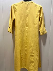 Yellow Button-Down Dress zudio