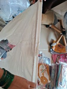 White Colour Cotton Legin