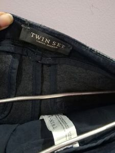 Flared Jeans With Side Zip
