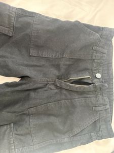 Black cargo pants