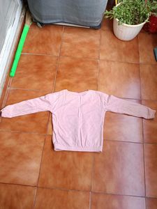 Pink &#39;Blessed&#39; Long Sleeve Top