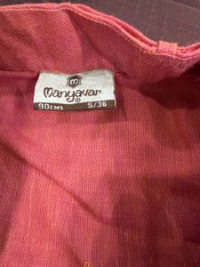 Manyavar Coral Straight Kurta