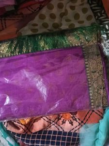 Elegant Purple Saree