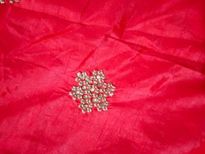 Beautiful KARVACHAUTH special Saree With Blouse