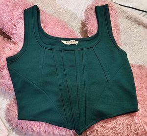 Green Corset Top