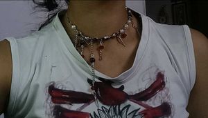Bloody Vampy Drip Goth Necklace