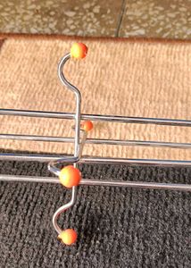 Silver Stainless Steel Cup Rack