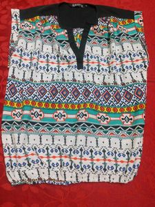 Patterned Blouse