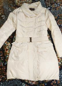 Elegant Ivory(cream)Puffer Coat(limited Deal)