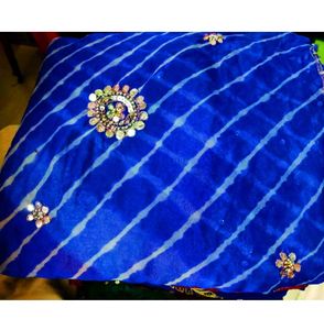 Elegant Striped Saree