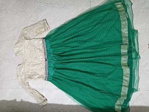 Elegant Green Ethnic Gown