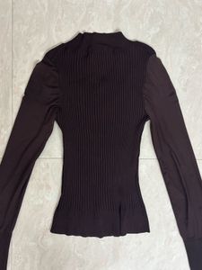 Babydoll knit top