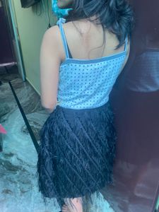 Cute Polka Dot Top &amp; Skirt