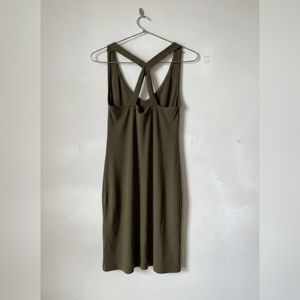 Olive Green Mini Dress