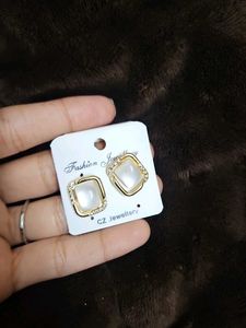 Elegant Square Stud Earrings