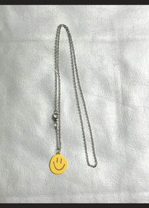 Yellow Smiley Necklace