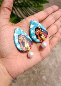 Handmade Clay Earrings 🤍