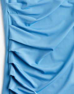 Elegant Blue Bodycon Midi Dress🧞‍♂️💙🌀🦕🥏