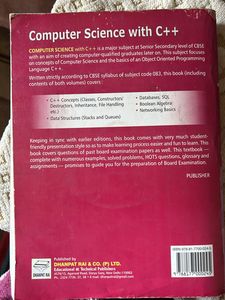 Computer Science C++ Sumita Arora Vol 1