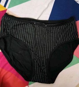 Black & White Polka Dot Panties