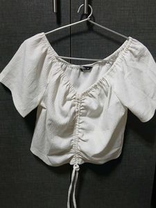 White Off-Shoulder Top