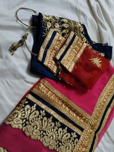 Elegant Pink Saree
