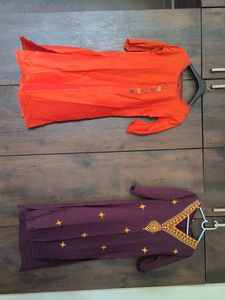Set of 3 Embroidered Salwar Kameez