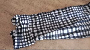Gingham Tie-Neck Top