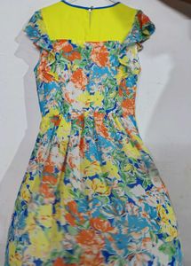 Dubai Imported Edela Floral Sheer Dress
