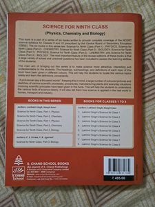 Class 9th Chemistry (Refresher) Book. Lakhmir Singh &amp; Manjit Kaur