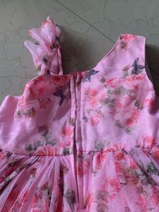 Sparling Floral Pink Party Dress 4-6 years Girls