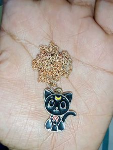 Cute Cat Necklace &amp; Earrings Set