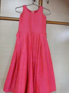 Pink Dress with Embroidered Jacket