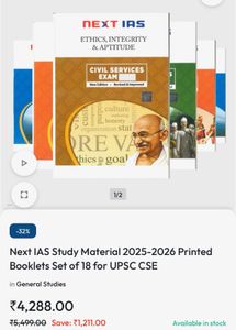 NEXT IAS Civil Services Exam 2026 Books