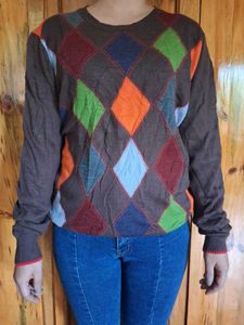 Argyle Patterns Pullover