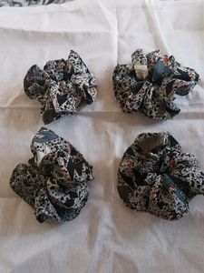 Elegant Premium Scrunchies 4 Pieces