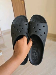 CROCS Black Slides
