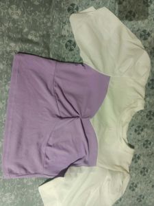 Purple Crop Top