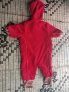Adorable Red Baby Romper