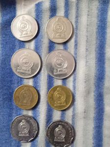 Srilankan 1,2,5&amp;10 Rupee Coin For Collection