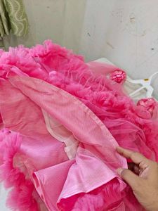 Pretty Pink Girls Party Dress