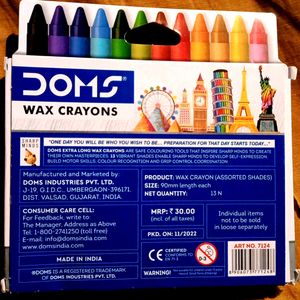 Wax crayons (Doms)