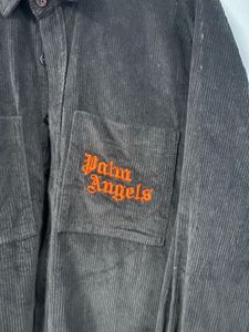 Men XL Corduroy Black Shirt
