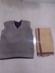 sleeveless swetter,shall,used,good condition,