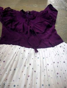 Purple Gown In Good Condition.