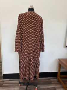 Vintage Polka Dot Midi Dress