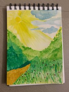 Watercolor Landscape Painting